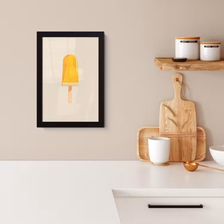 KitchenYeah - Cucina - Cornice per foto - Gelato all'arancia - stecco - acqua — 2