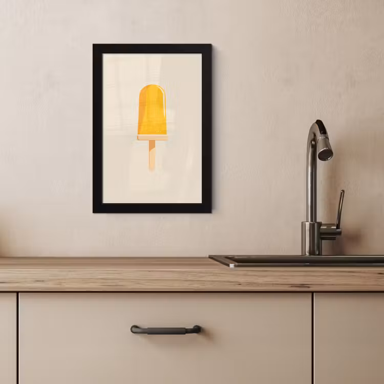 KitchenYeah - Cucina - Cornice per foto - Gelato all'arancia - stecco - acqua — 3