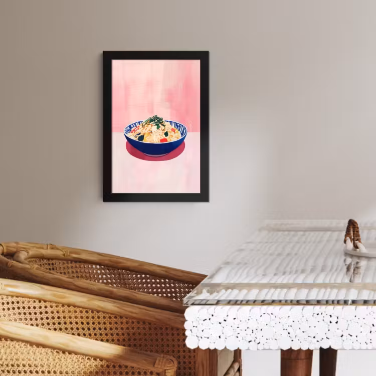 KitchenYeah - Cucina - Cornice per foto - Riso - Illustrazione - Ciotola - Verdura — 2