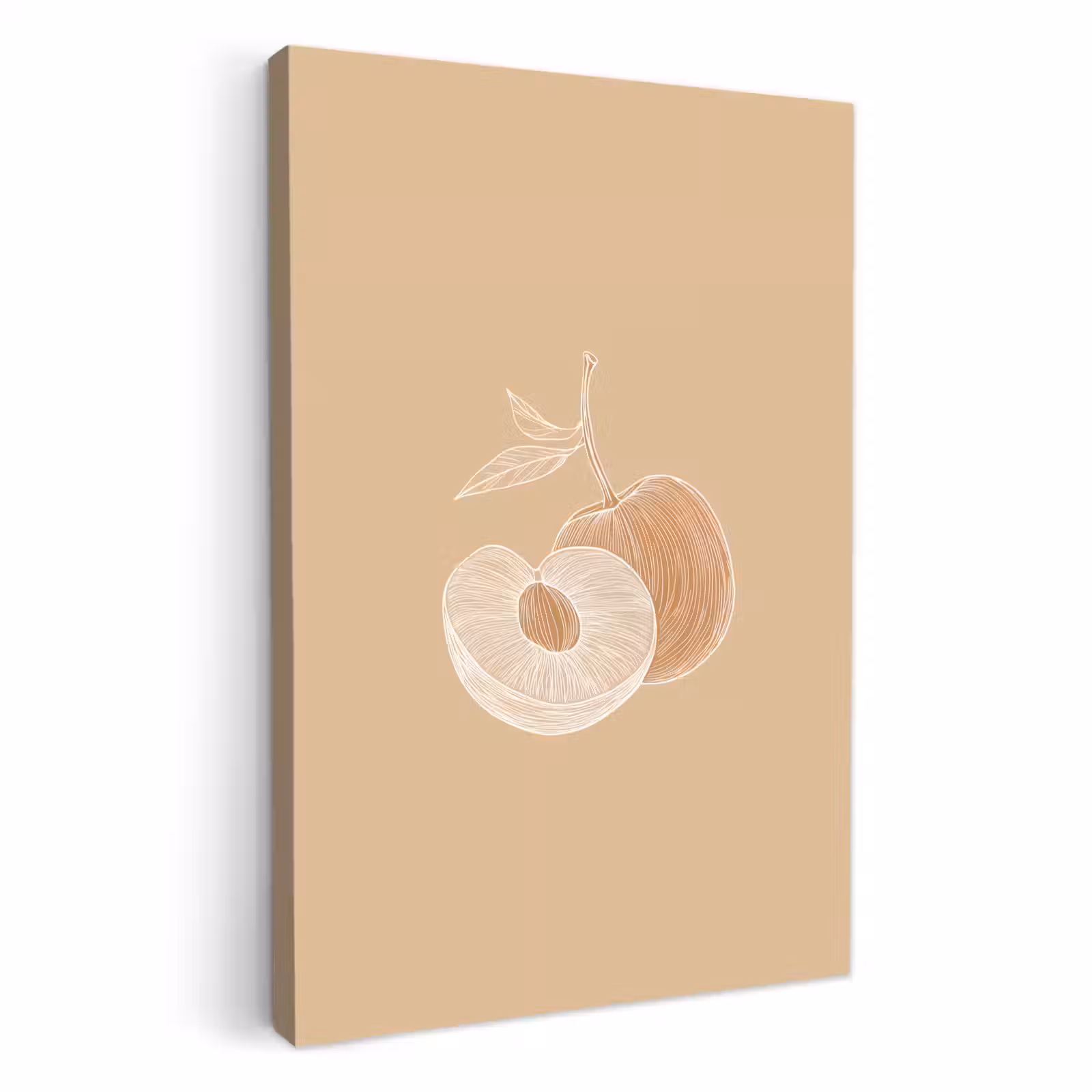 Dipinti su tela - Pesca - Disegno a linee - Pit - Beige — 1