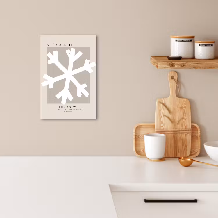 Fiocco di neve - Bianco - Inverno - Natale — 2