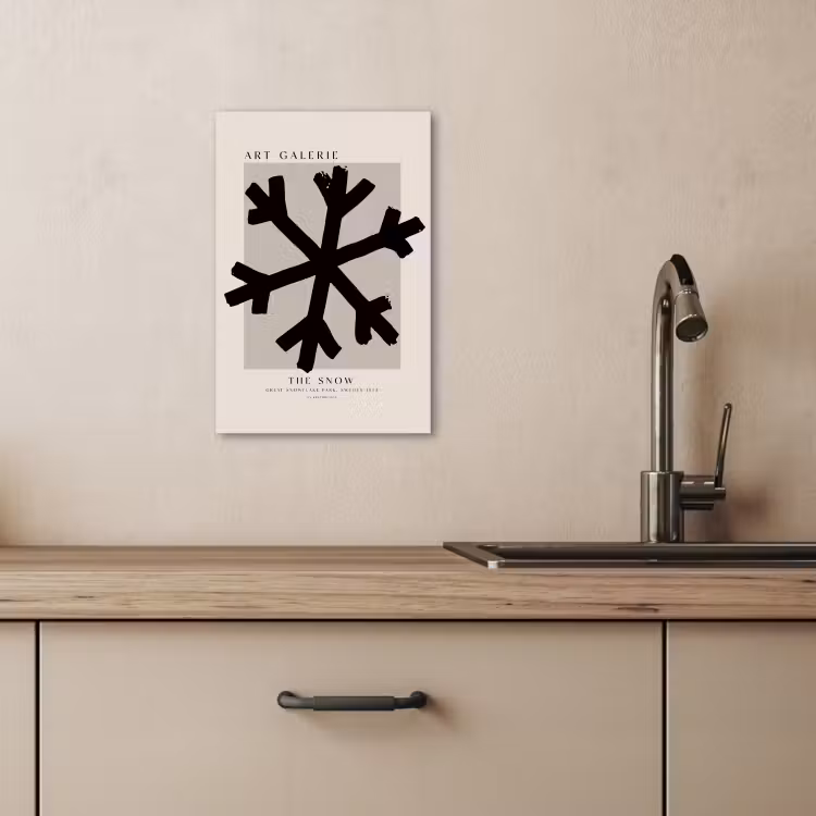 Fiocco di neve - Natale - Nero - Vacanze — 4