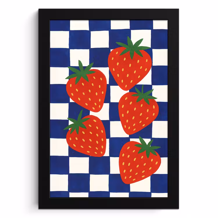 KitchenYeah - Cucina - Cornice per foto - Bloccato - Blu - Fragola — 1