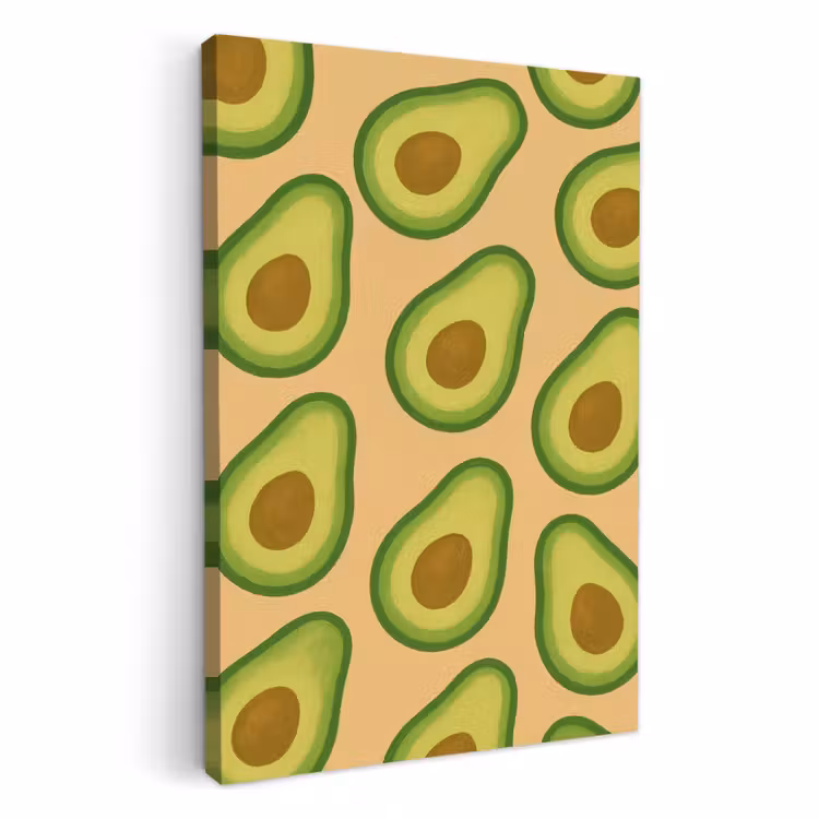Dipinti su tela - Avocado - Modello - Verde - Fossa — 1
