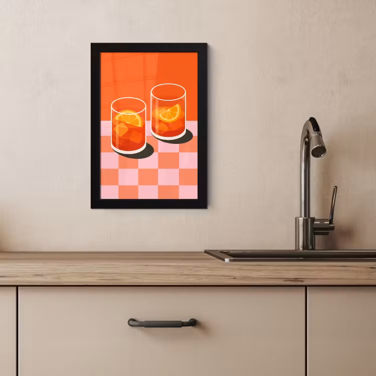 KitchenYeah - Cucina - Cornice per foto - Arancione - Occhiali - Arancione — 2