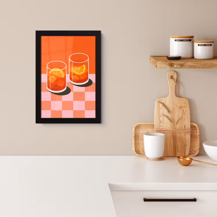 KitchenYeah - Cucina - Cornice per foto - Arancione - Occhiali - Arancione — 3