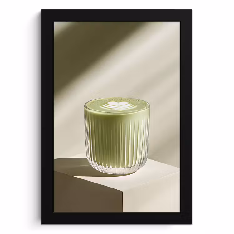 Cornice per foto - Matcha - Vetro - Verde - Minimalista — 1