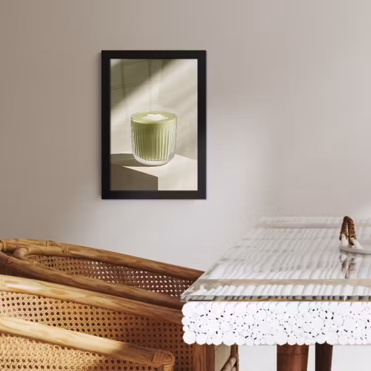 Cornice per foto - Matcha - Vetro - Verde - Minimalista — 3