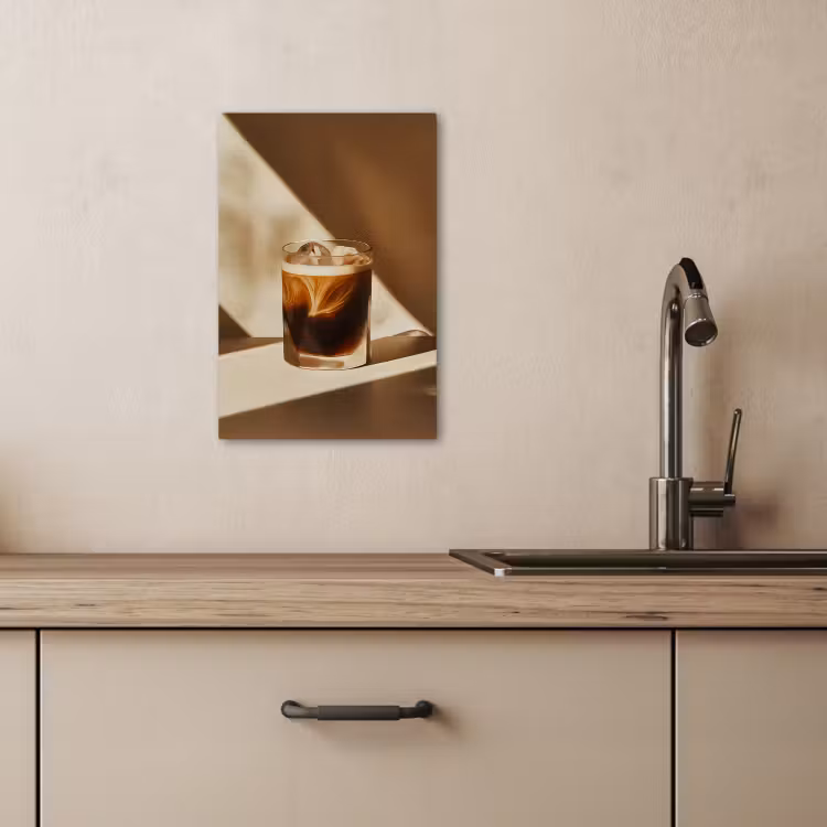 KitchenYeah - Cucina - Tela - Bicchiere - Caffè freddo - Ombra - Marrone — 3