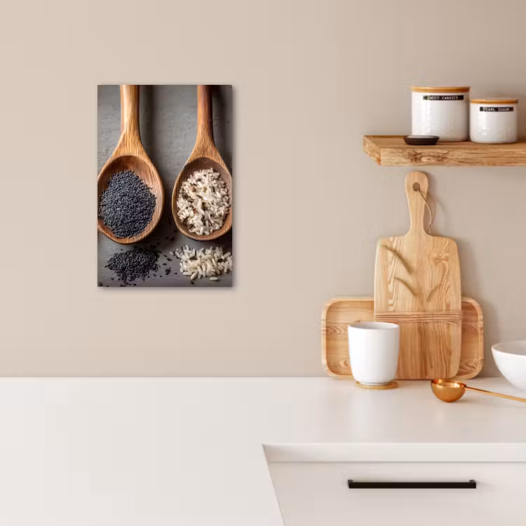 KitchenYeah - Cucina - Tela - Legno - Cucchiai - Riso - Semi — 2