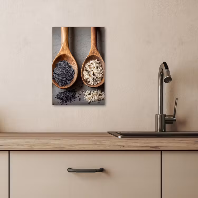 KitchenYeah - Cucina - Tela - Legno - Cucchiai - Riso - Semi — 3