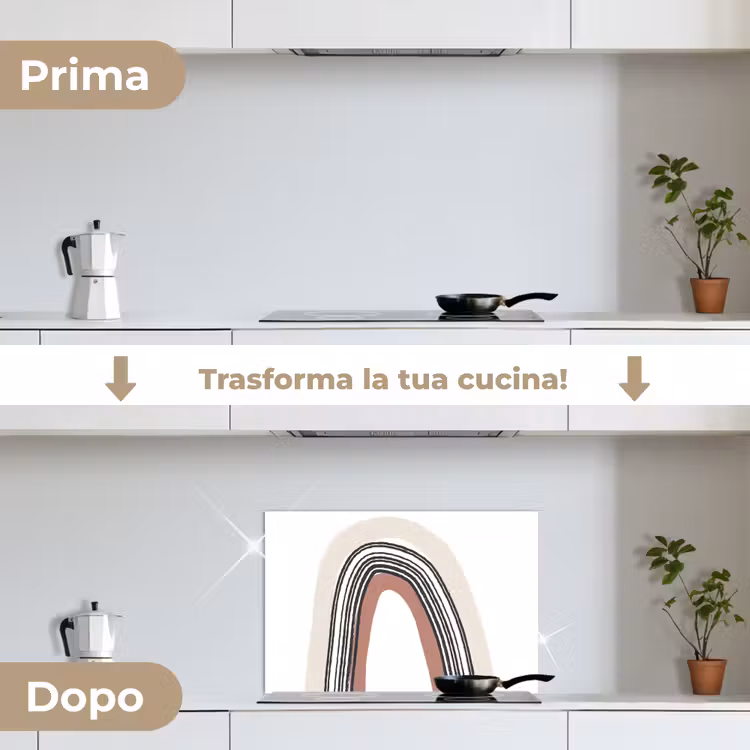 Paraschizzi cucina - Arcobaleno - Pastello - Design — 7