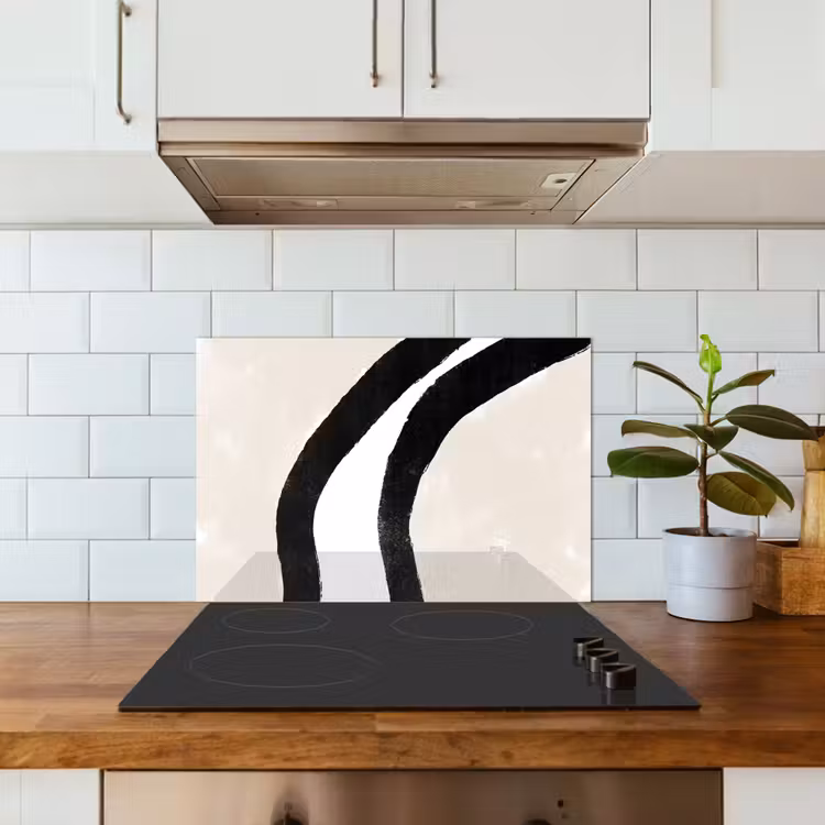 Paraschizzi cucina - Astratto - Linea - Design - Pastello — 3