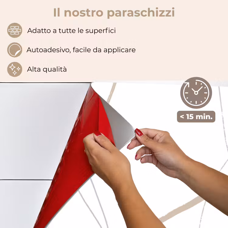 Paraschizzi cucina - Astratto - Minimalismo - Line art — 4