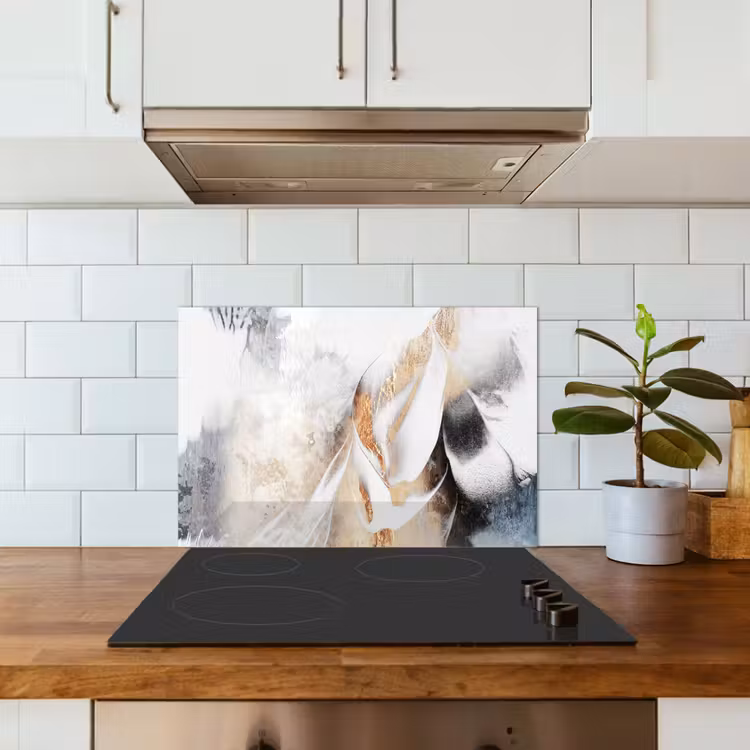 Paraschizzi cucina - Astratto - Oro - Design - Luxe — 3