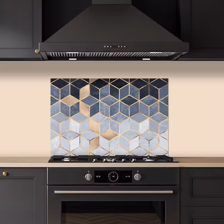 Paraschizzi cucina - Cubo - Oro - Modelli — 5