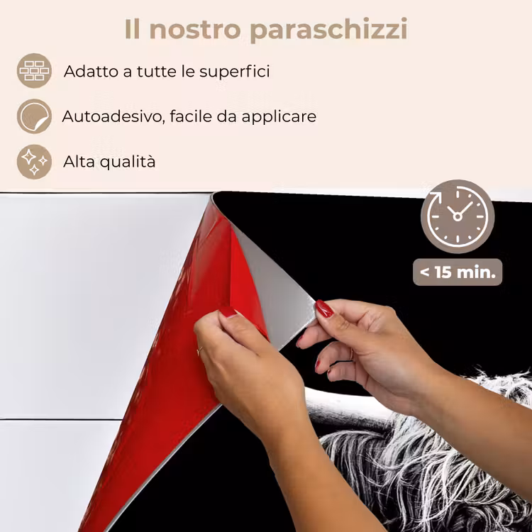 Paraschizzi cucina - Highlander scozzese - Mucca - Nero - Bianco - Animali — 4