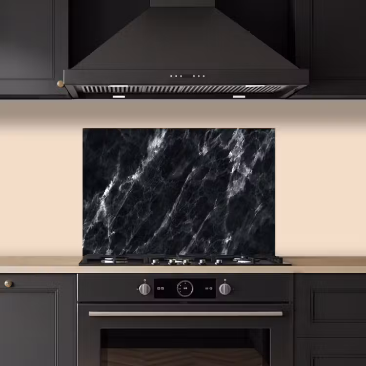 Paraschizzi cucina - Marmo - Nero - Lusso — 5