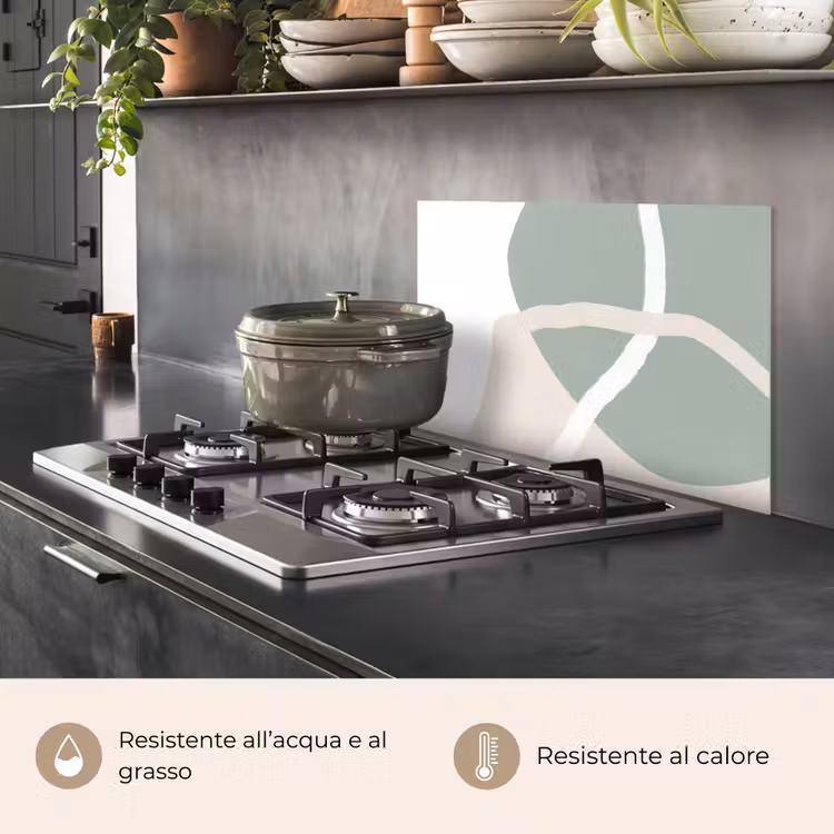 Paraschizzi cucina - Minimalismo - Pastello - Design — 2