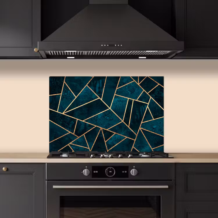 Paraschizzi cucina - Pietre - Oro - Lusso - Modelli - Astratto — 5