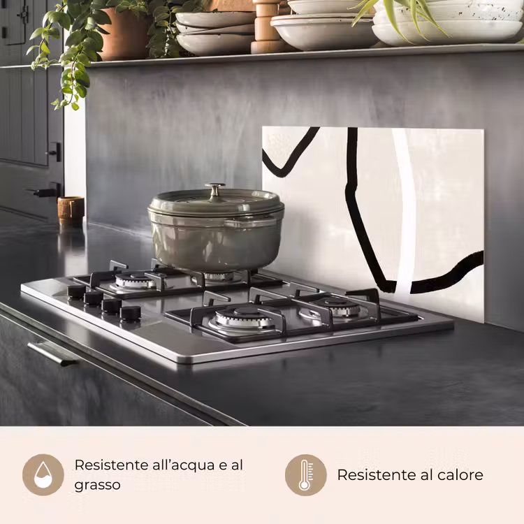 Paraschizzi cucina - Rosa - Minimalismo - Design — 2
