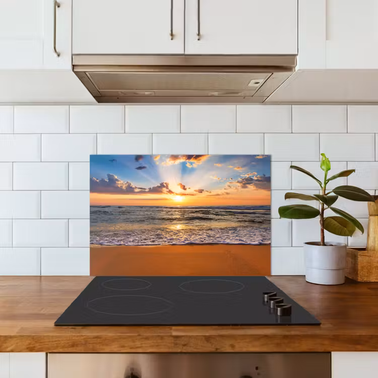 Paraschizzi cucina - Spiaggia - Tramonto - Mare - Nuvole - Orizzonte — 3