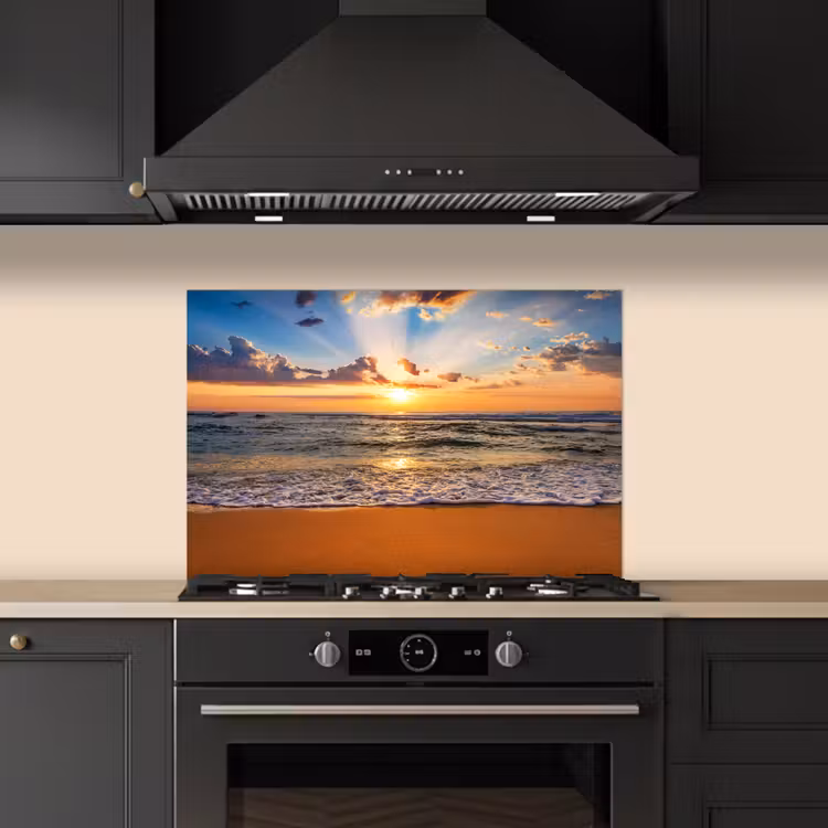Paraschizzi cucina - Spiaggia - Tramonto - Mare - Nuvole - Orizzonte — 5