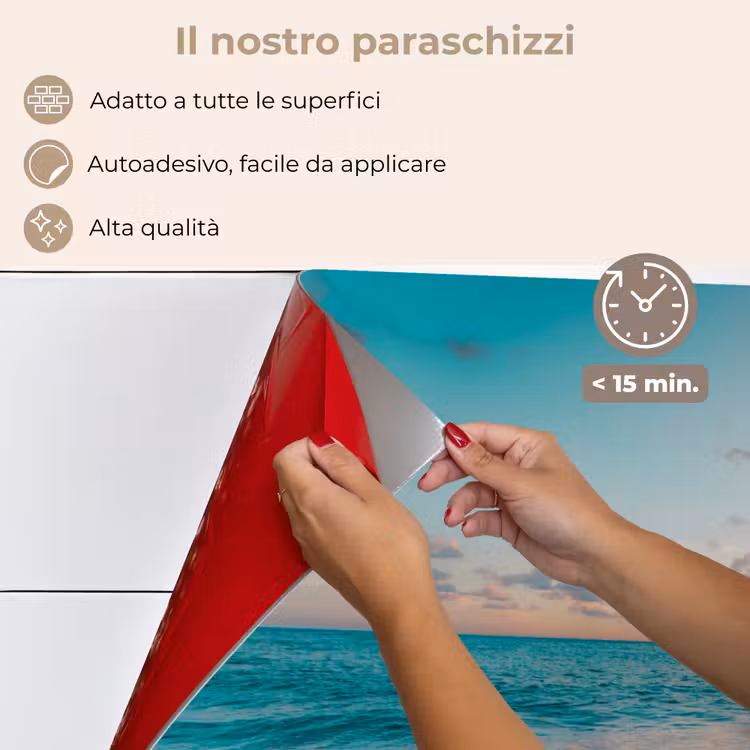 Paraschizzi cucina - Tramonto - Spiaggia - Mare - Estate - Blu — 4