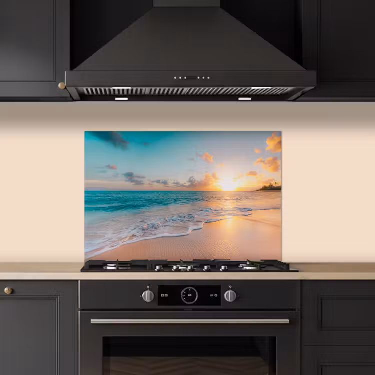 Paraschizzi cucina - Tramonto - Spiaggia - Mare - Estate - Blu — 5