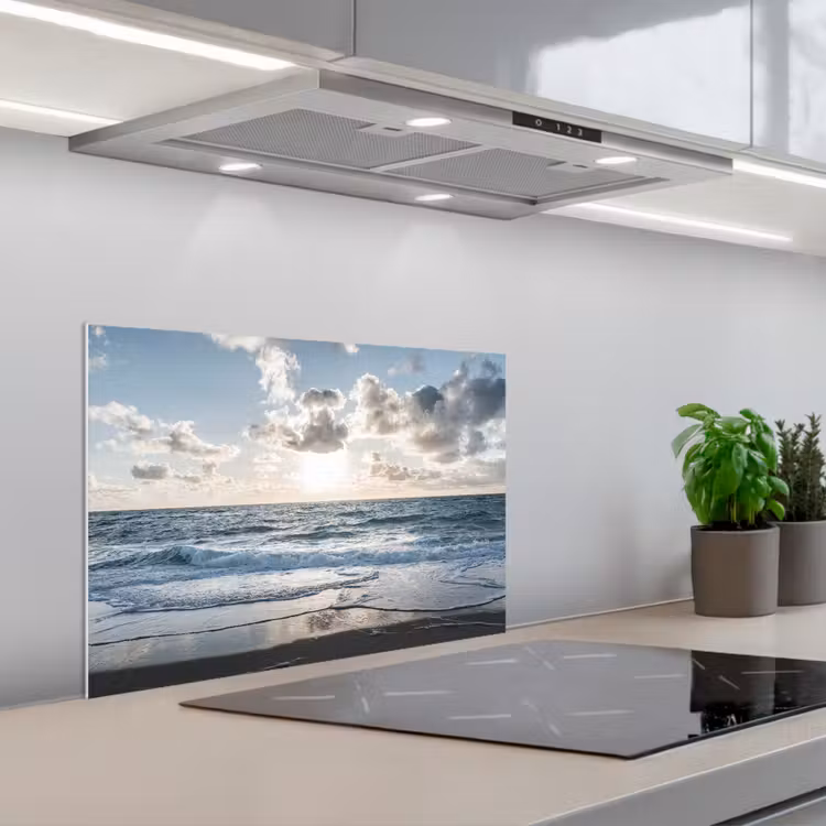 Paraschizzi cucina - Mare - Nuvole - Germania — 1