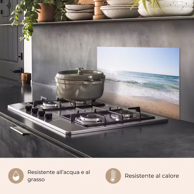 Paraschizzi cucina - Spiaggia - Acqua - Turchese — 2