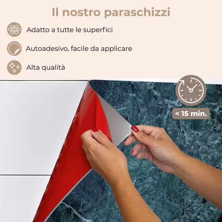 Paraschizzi cucina - Marmo - Pietra - Struttura - Aspetto del marmo - Design — 4