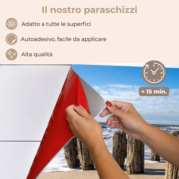 Paraschizzi cucina - Sabbia - Spiaggia - Palo - Acqua - Estate — 4