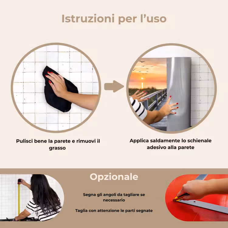 Paraschizzi cucina - Tramonto - Mare - Sentiero - Erba - Duna - Uccelli — 6