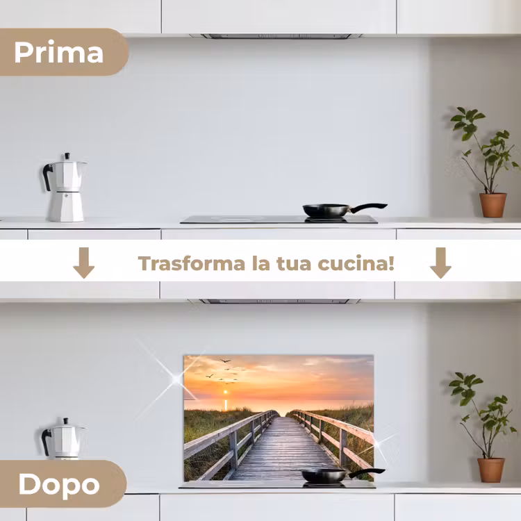 Paraschizzi cucina - Tramonto - Mare - Sentiero - Erba - Duna - Uccelli — 7