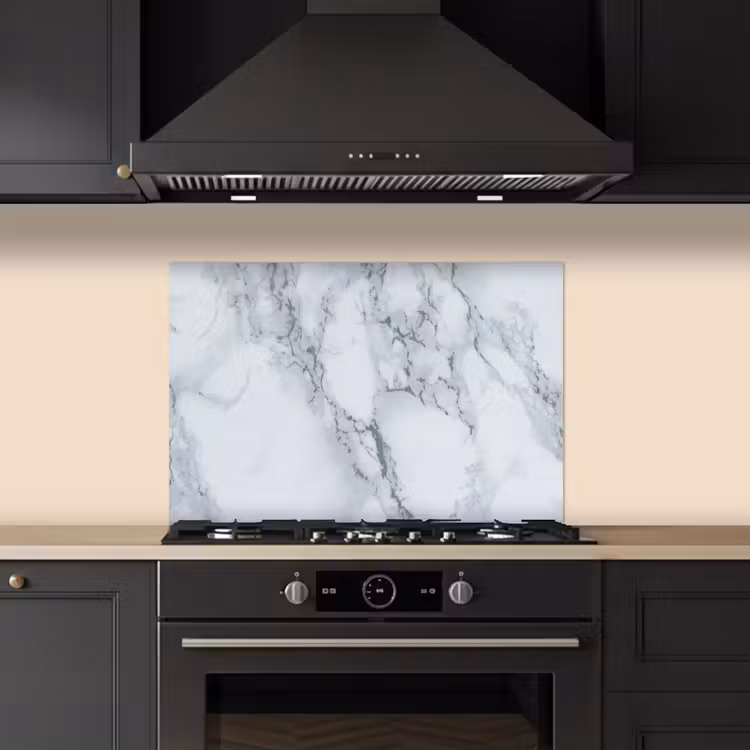 Paraschizzi cucina - Marmo - Motivo - Gus - Bianco - Look marmoreo - Lusso — 5