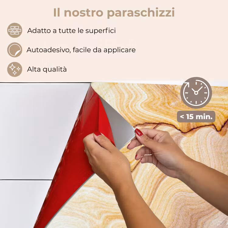 Paraschizzi cucina - Marmo - Texture - Pietra arenaria - Oro - Aspetto del marmo — 4