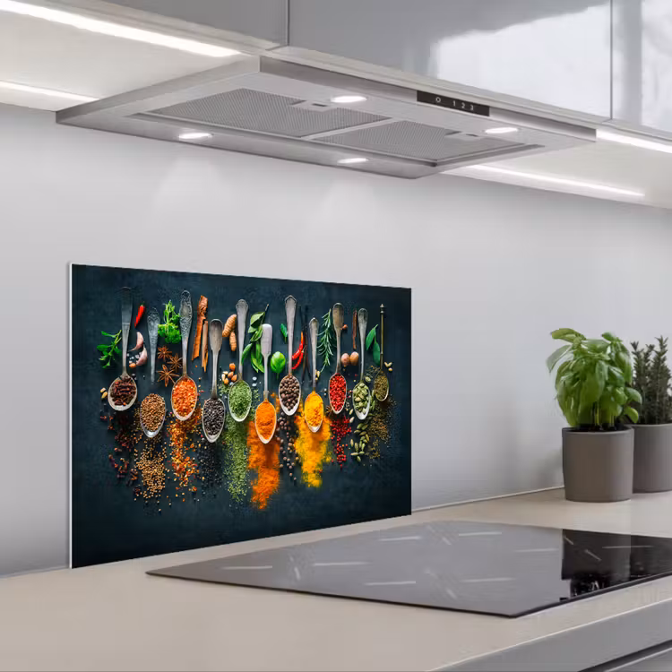 Paraschizzi cucina - Erbe - Spezie - Cucchiai — 1