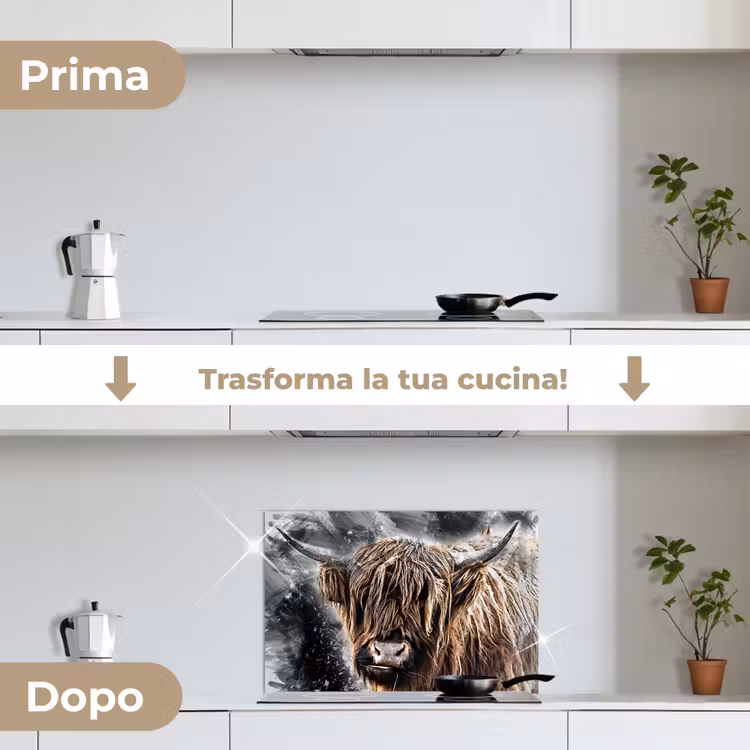 Paraschizzi cucina - Arte naturale — 7