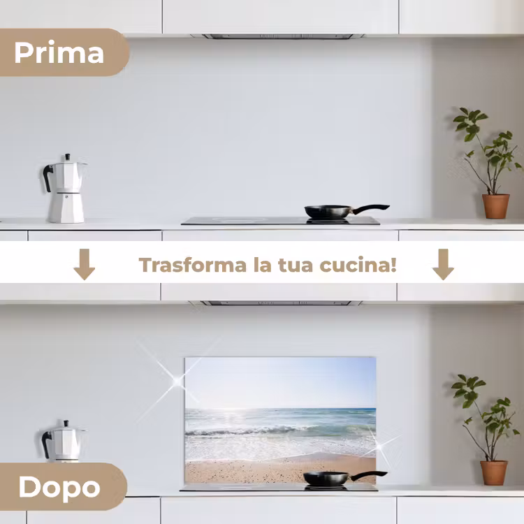 Paraschizzi cucina - Brezza marina radiosa — 7