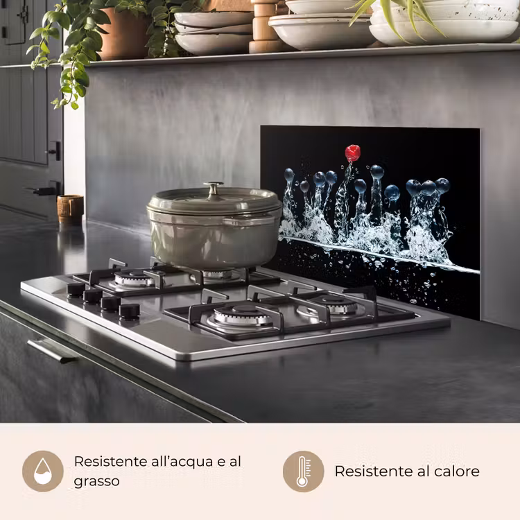 Paraschizzi cucina - Danza di contrasto — 2