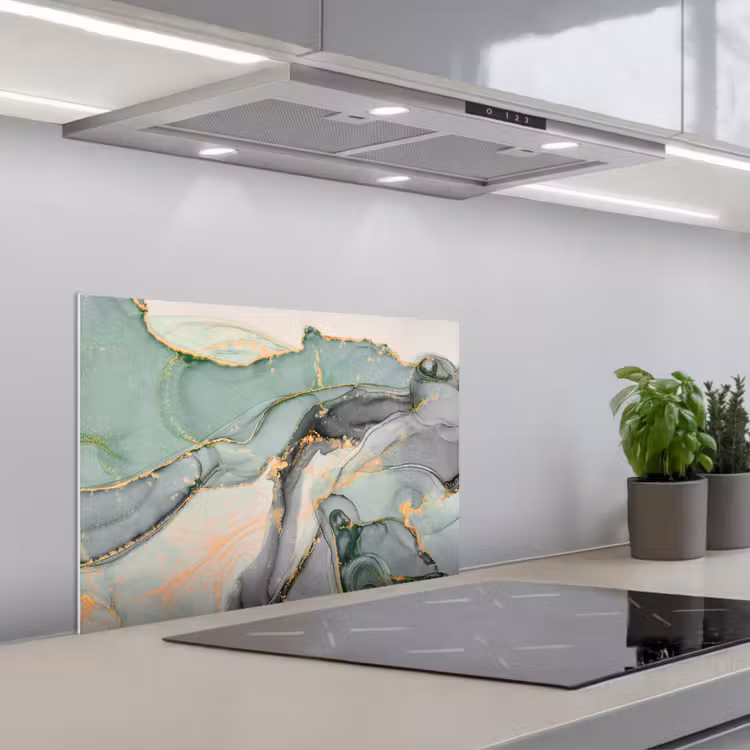 Paraschizzi cucina - Eleganza terrestre — 1