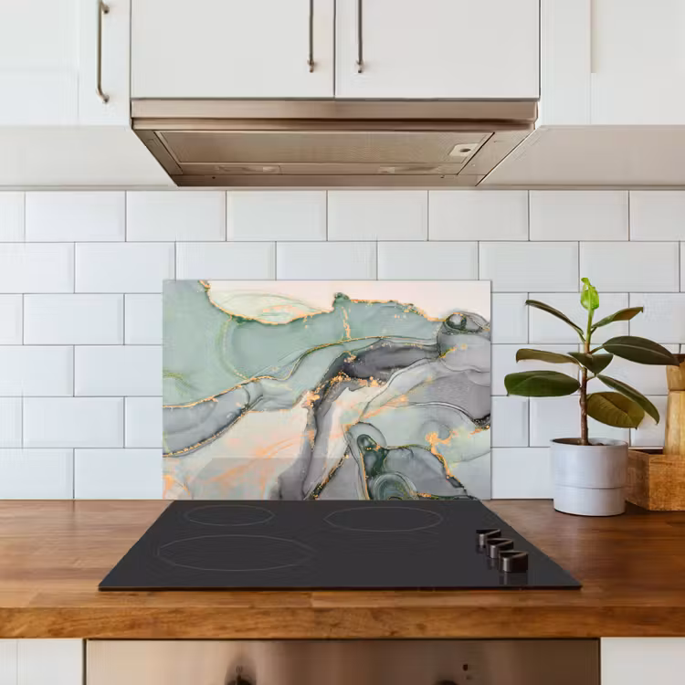 Paraschizzi cucina - Eleganza terrestre — 3