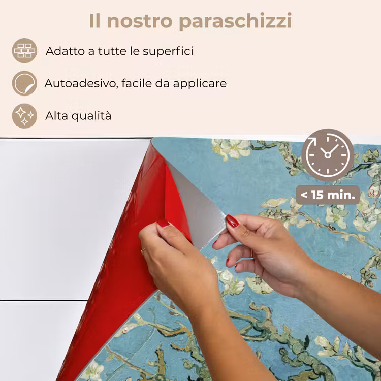 Paraschizzi cucina - Fiori di mandorlo — 4