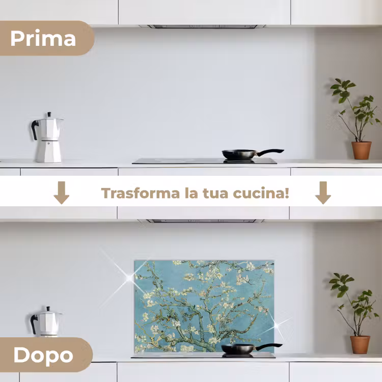 Paraschizzi cucina - Fiori di mandorlo — 7