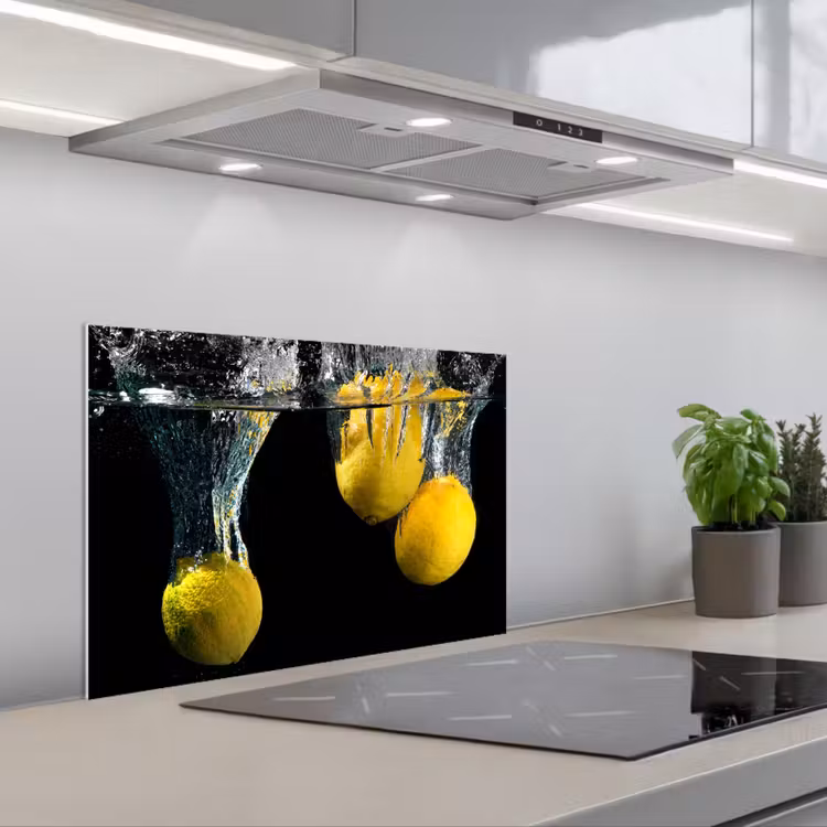 Paraschizzi cucina - Freschezza del limone immerso — 1