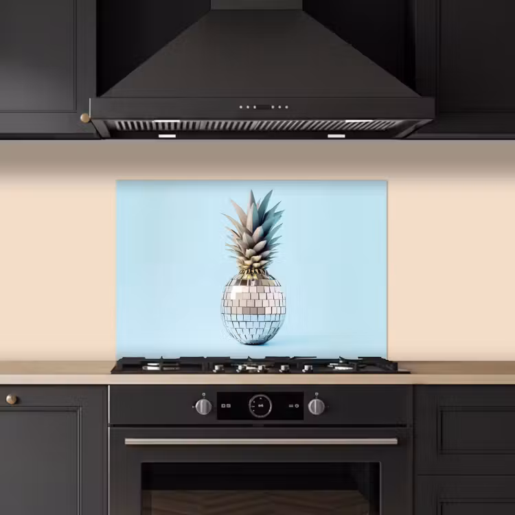Paraschizzi cucina - Blu - Ananas - Disco - Discoball — 5