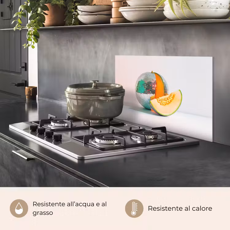 Paraschizzi cucina - Disco - Discoball - Melone - Pastello — 2