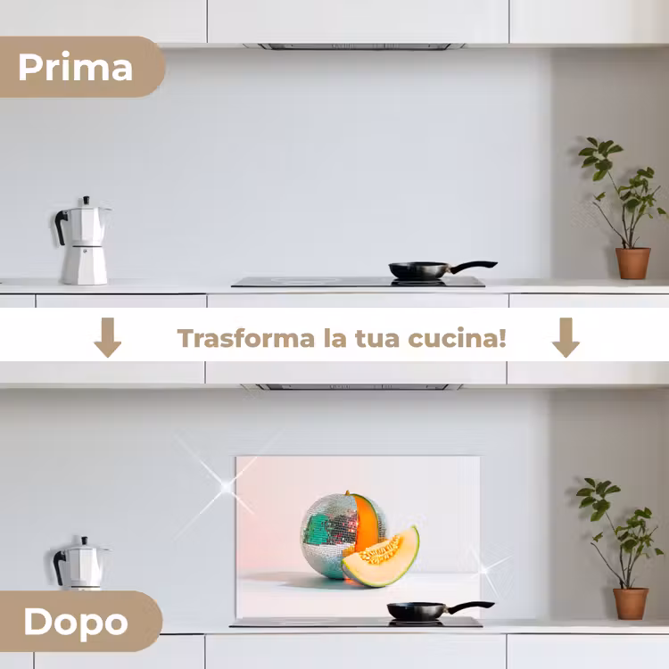 Paraschizzi cucina - Disco - Discoball - Melone - Pastello — 7