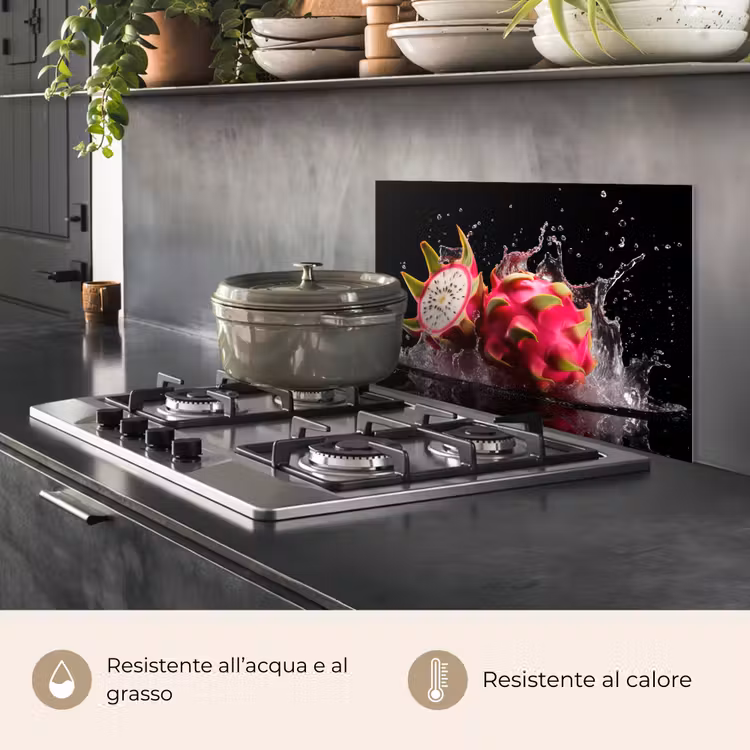 Paraschizzi cucina - Frutto del drago - Nero - Acqua - Frutto - Frutta — 2